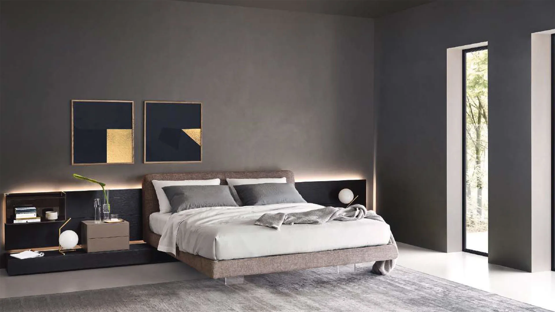 Personalità e massimo comfort per i letti che ci accolgono nei momenti di riposo e relax