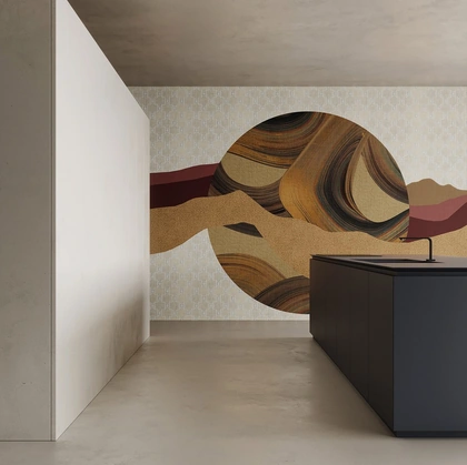 Carta da parati con paesaggio Hana di Instabilelab