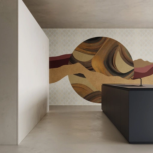 Carta da parati con paesaggio Hana di Instabilelab