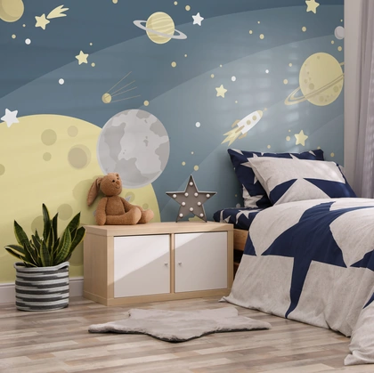 Carta da parati Planets di Pintdecor