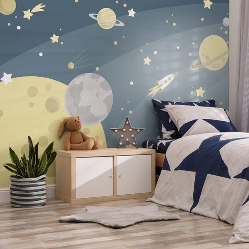 Carta da parati Planets di Pintdecor