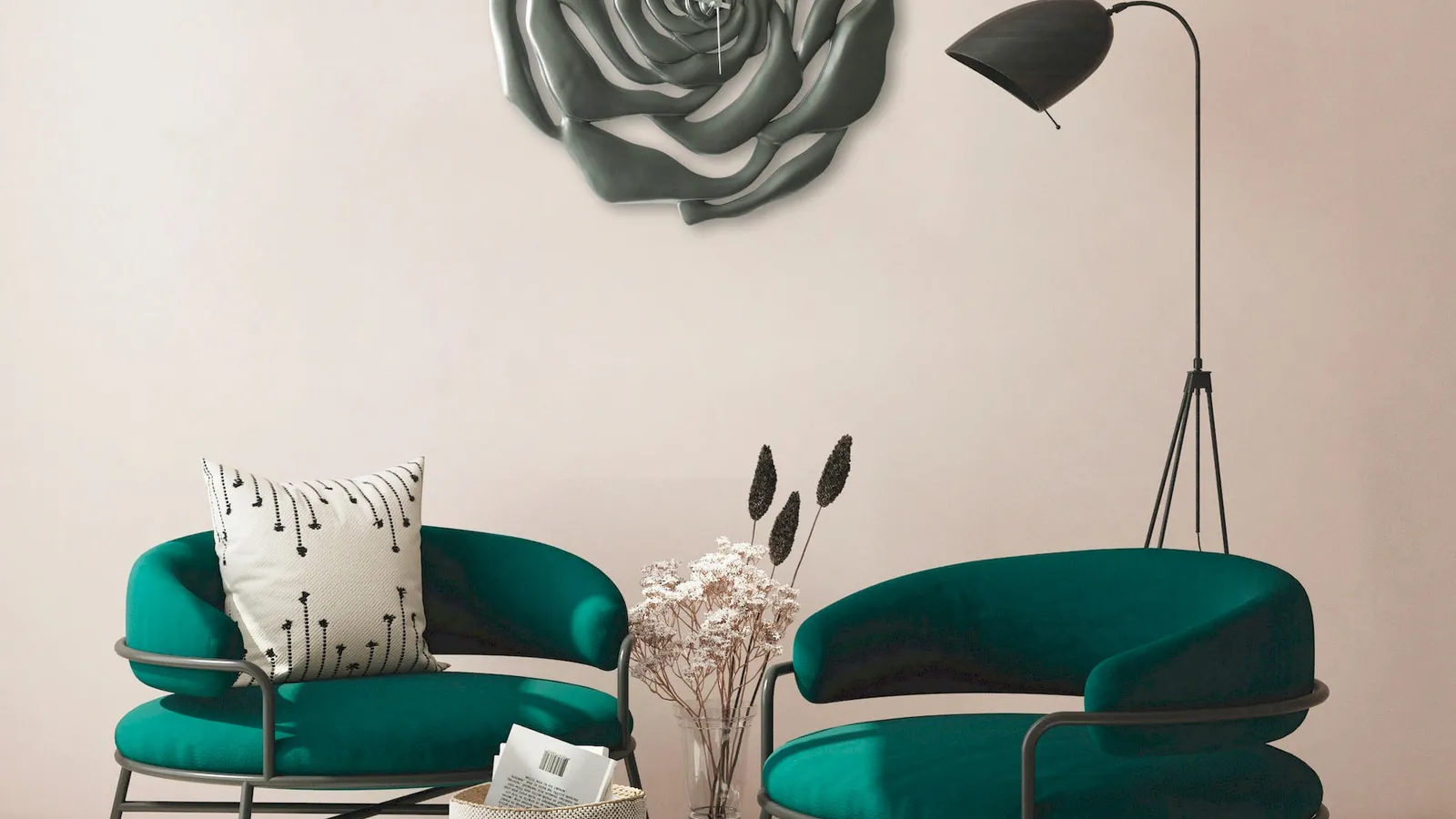 Orologio Demetra in ceramica laccata di Pintdecor