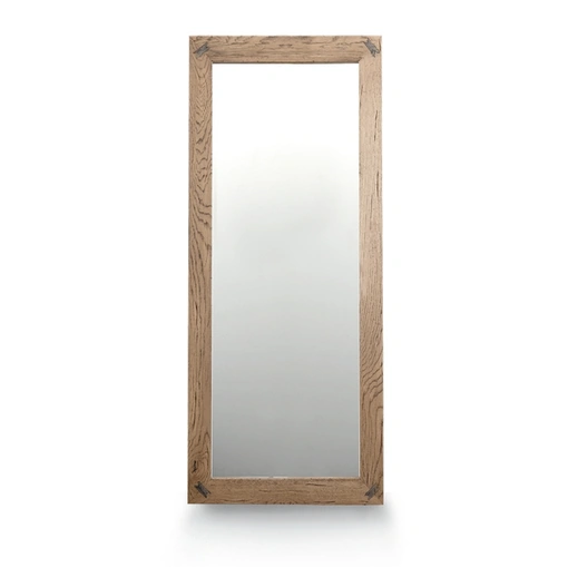 Specchiera Elephant con cornice in rovere di Devina Nais