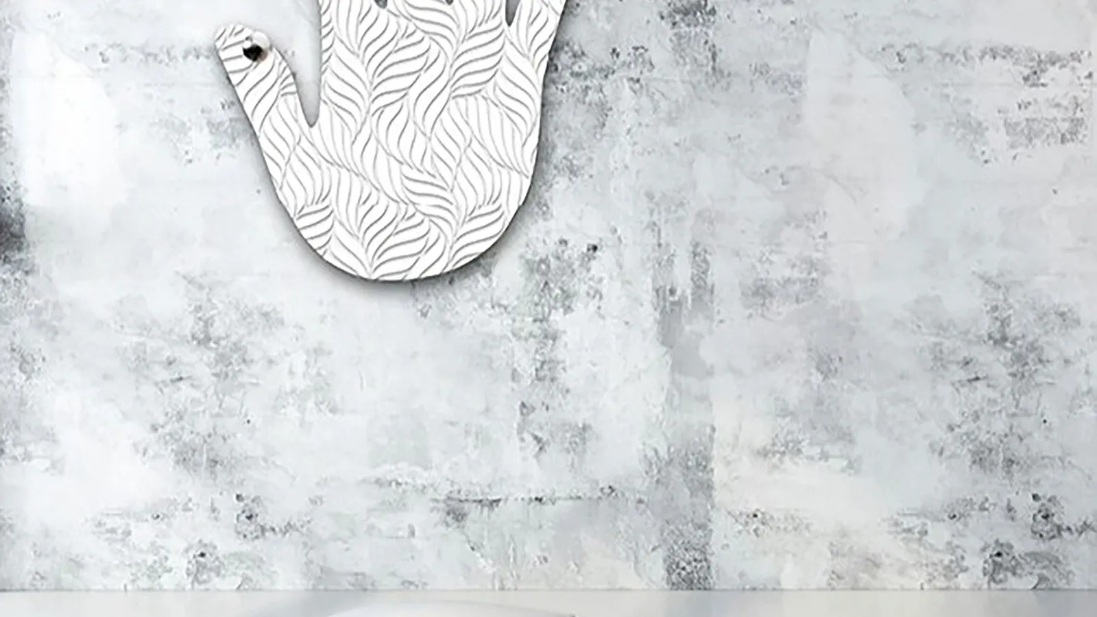 Appendiabiti Mano Petali di Pintdecor