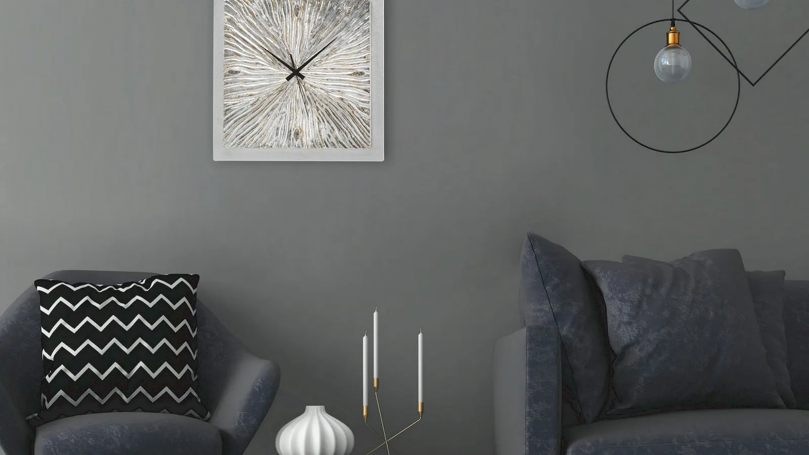 Orologio Fossile di Pintdecor