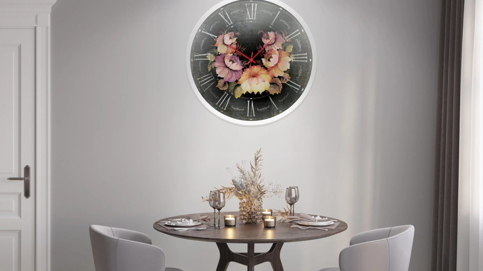 Orologio tondo 01 di Pintdecor