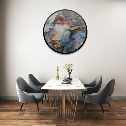 Quadro tondo 01 di Pintdecor