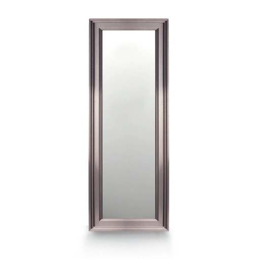 Specchiera Keystone con cornice in legno di Devina Nais