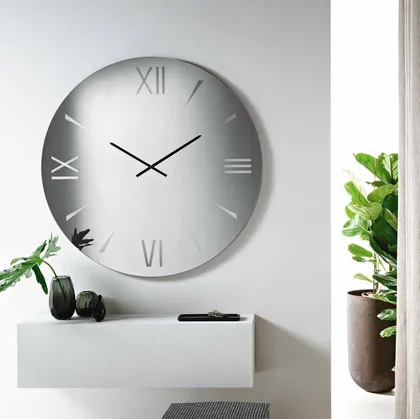Orologio in vetro specchiato Time di Capodarte