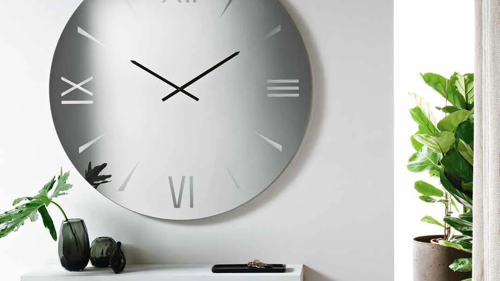 Orologio in vetro specchiato Time di Capodarte