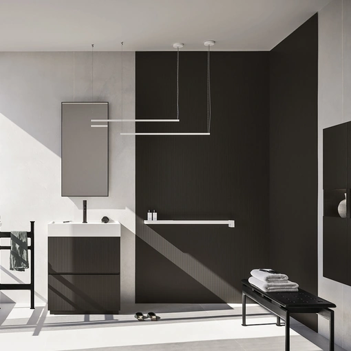 Mobile da Bagno a terra Code 03 in laccato di Arbi