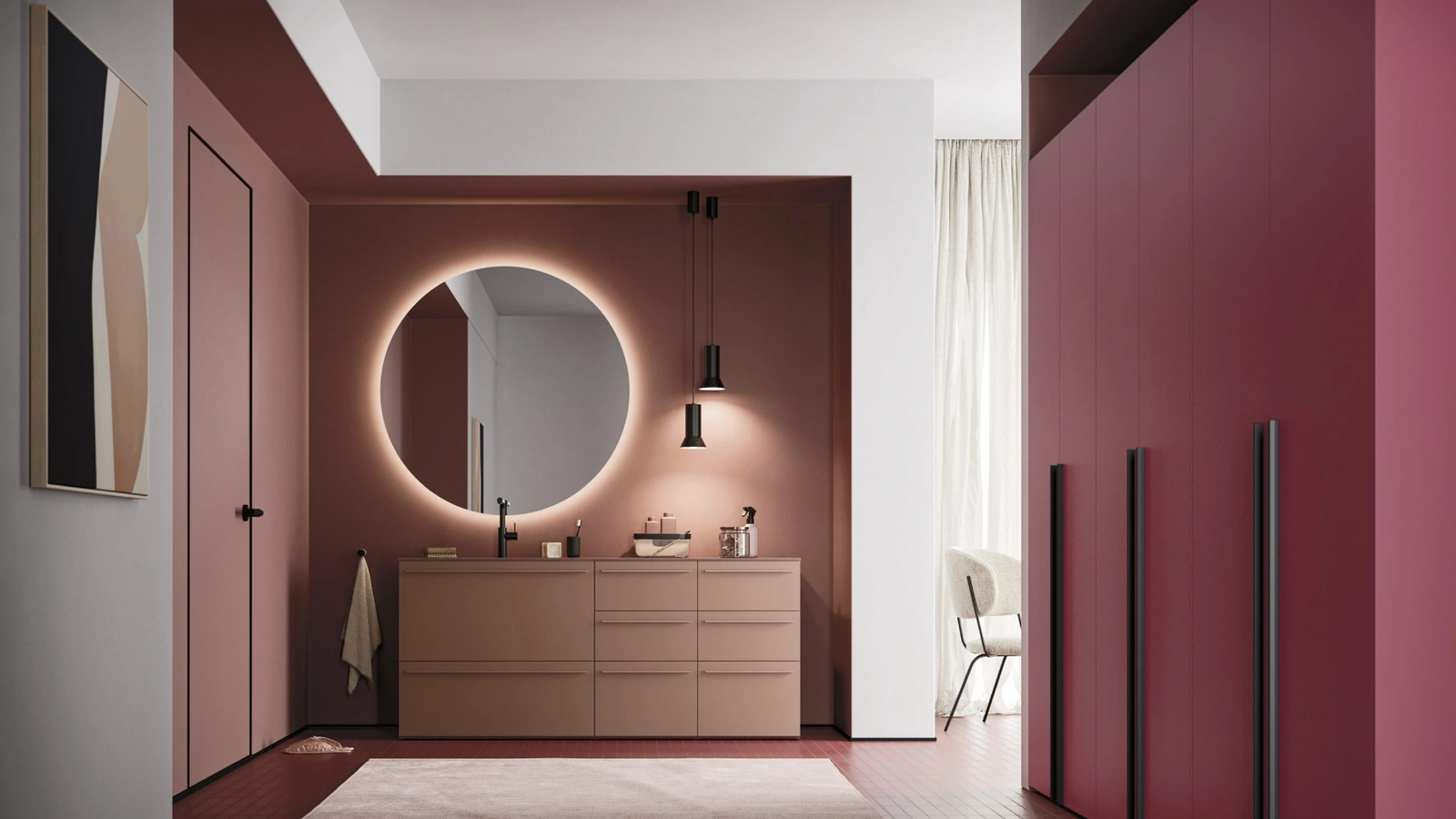 Mobile da Bagno a terra Bolle 01 di Arbi