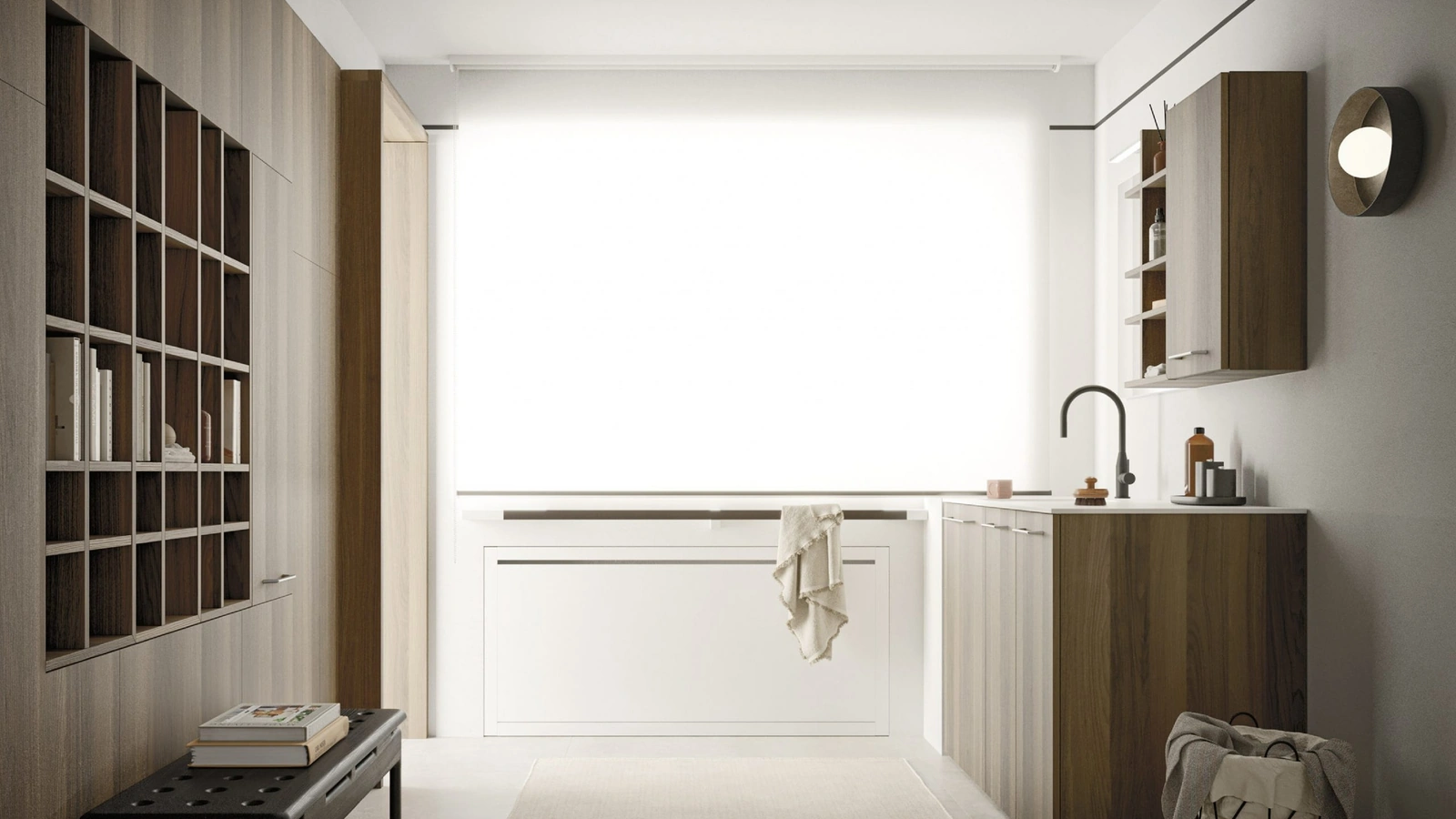 Mobile da Bagno per lavanderia Bolle 06 di Arbi