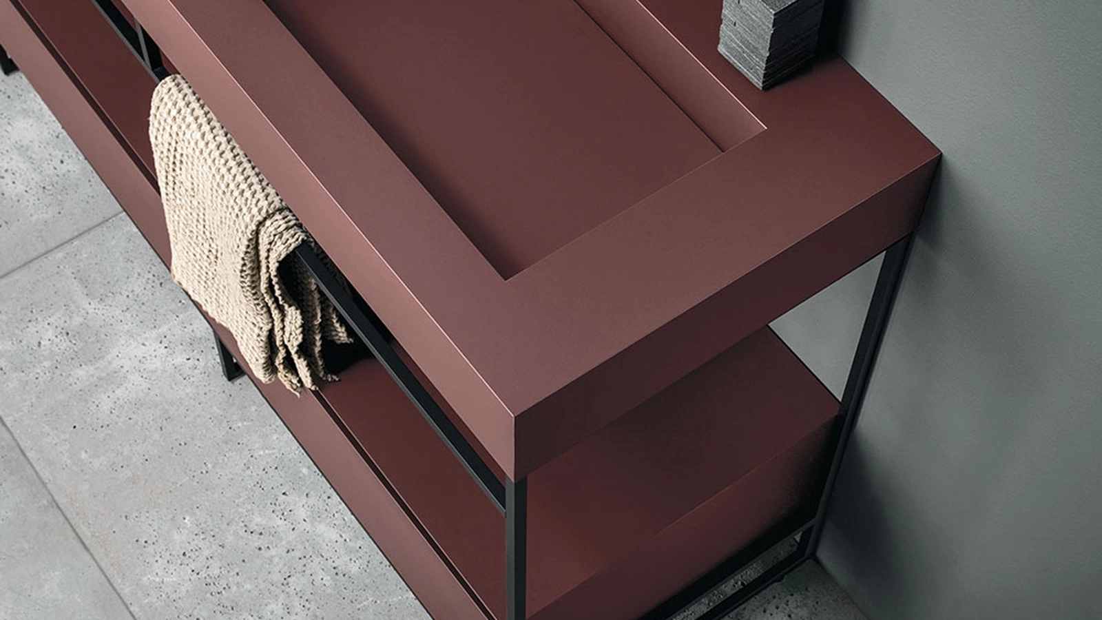 Mobile da Bagno a terra Code 04A in laccato di Arbi