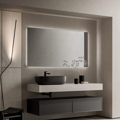 Mobile da Bagno sospeso Decor 02 in laccato di Arbi