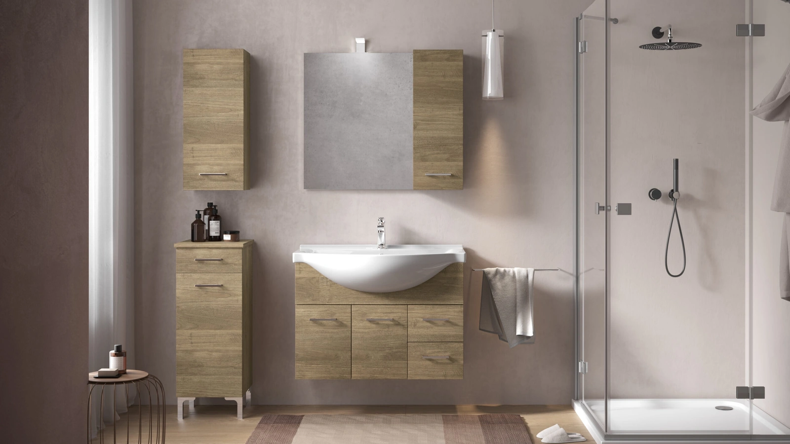 Mobile da Bagno sospeso Gaia e Rigo di Savini