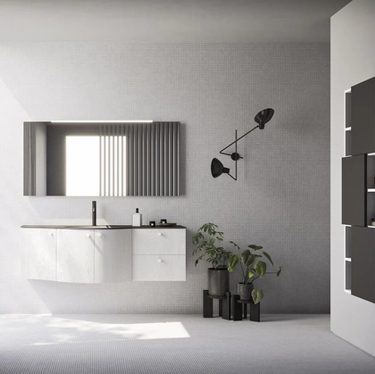 Mobile da Bagno Ho-me plus curvo 57 di Arbi