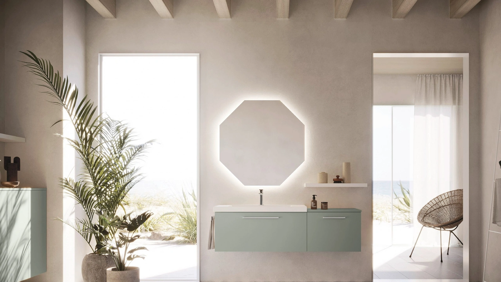 Mobile da Bagno Ho-me plus liscio 44 di Arbi