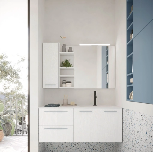 Mobile da Bagno sospeso Ho-me plus liscio 53 di Arbi