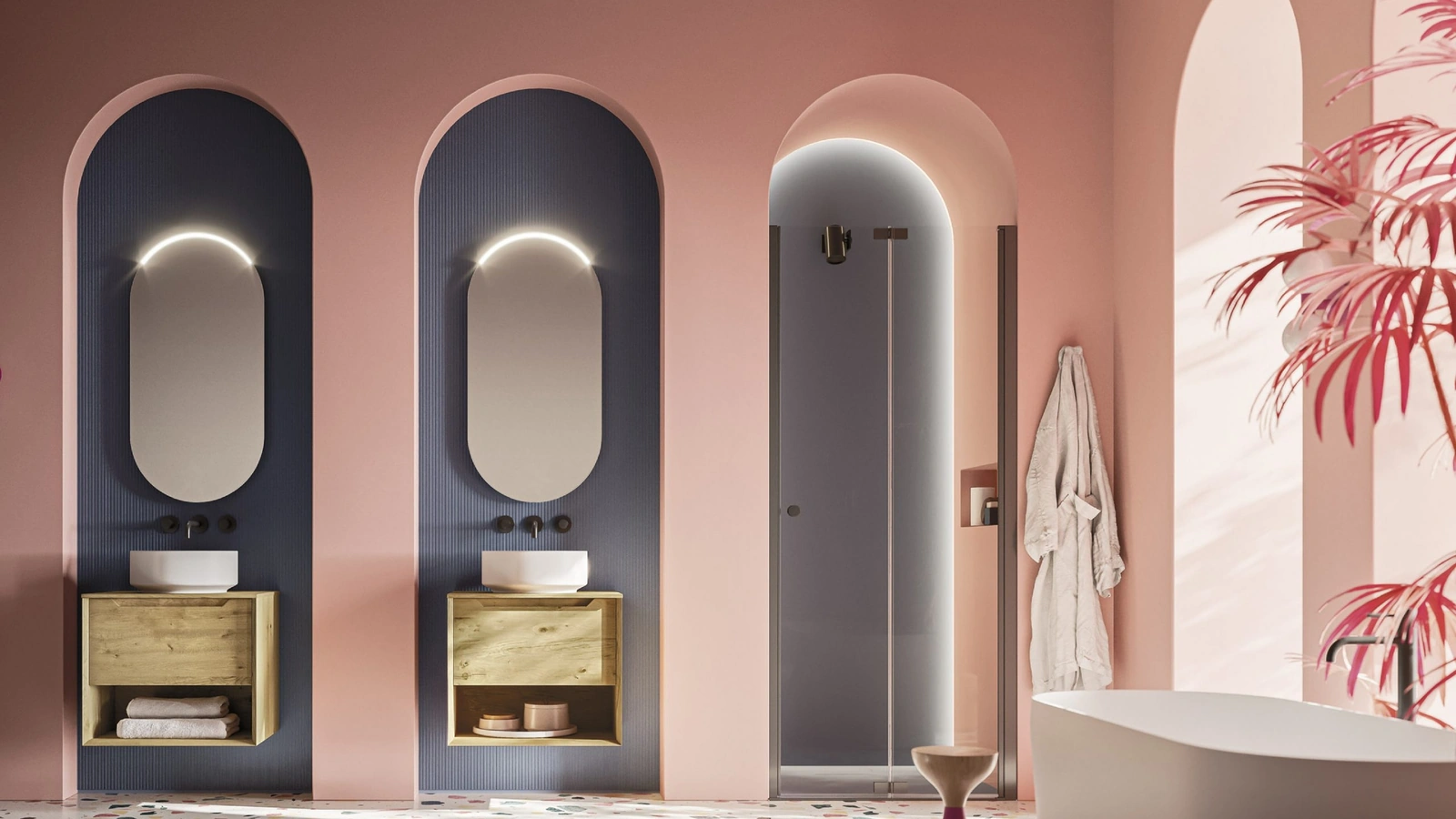 Mobile da Bagno sospeso Master 01 in Rovere di Arbi