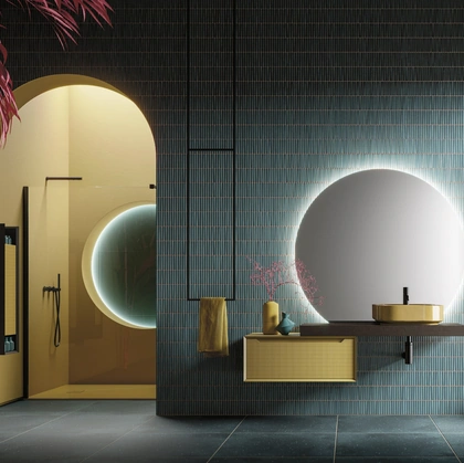 Mobile da Bagno sospeso Master 07 in laccato di Arbi