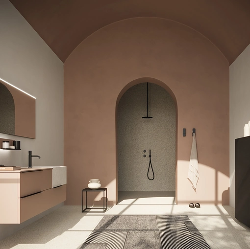 Mobile da Bagno sospeso Sky Liscio 14 di Arbi