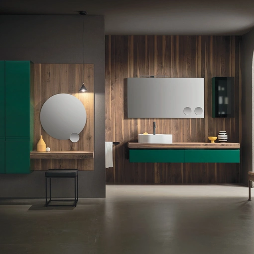 Mobile da Bagno sospeso Street 01 in laccato di Arbi