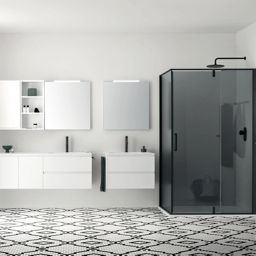 Mobile da Bagno sospeso Street 07 in laccato opaco di Arbi