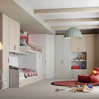 Cameretta a soppalco Fly CM 357 di Giessegi