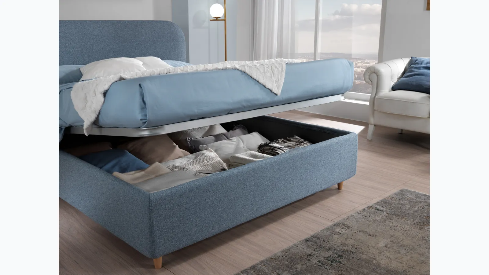 Letto Bogart con box contenitore di San Lorenzo