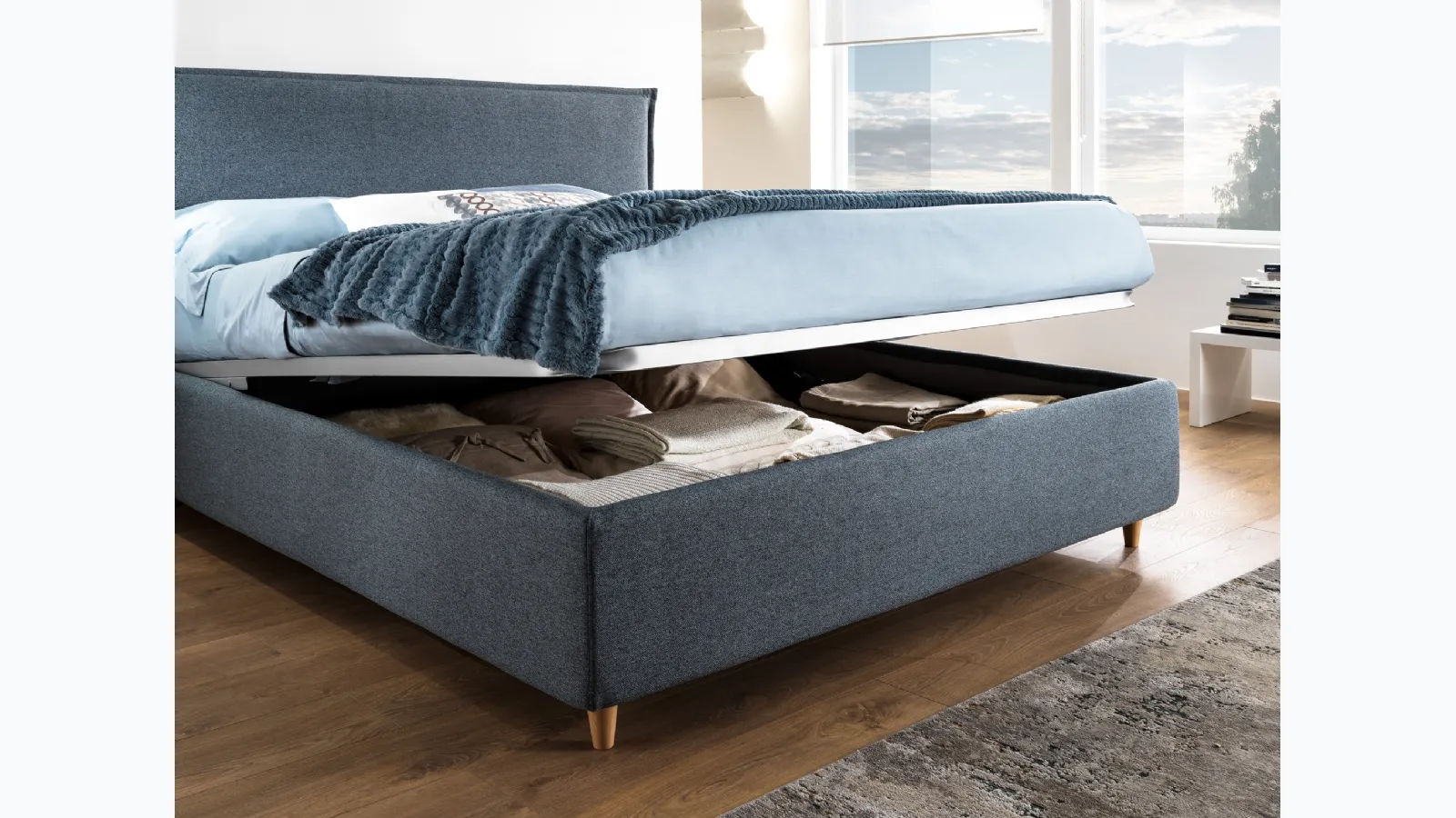 Letto Curtis con box contenitore di San Lorenzo