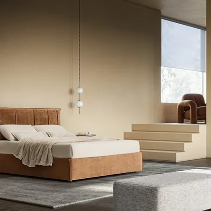 Letto Folder con testiera di Ennerev