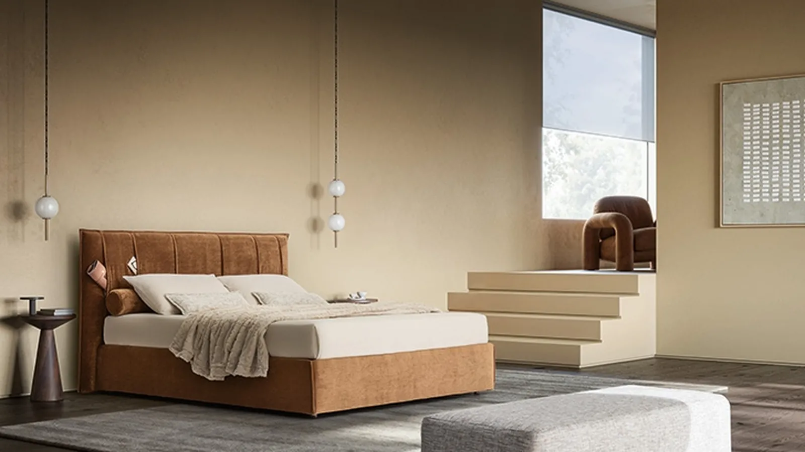 Letto Folder con testiera di Ennerev