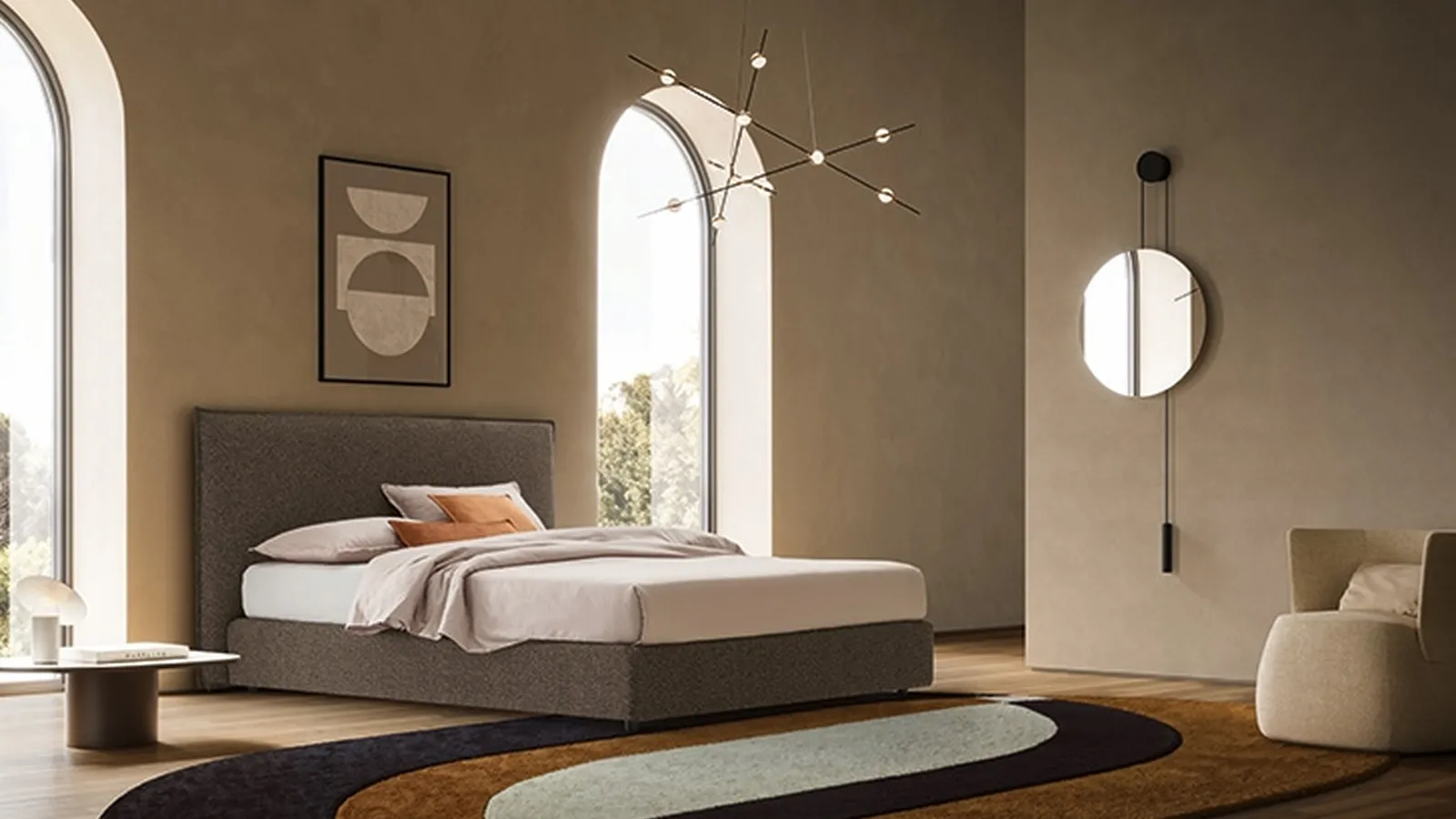 Letto con box contenitore Ventura di Ennerev