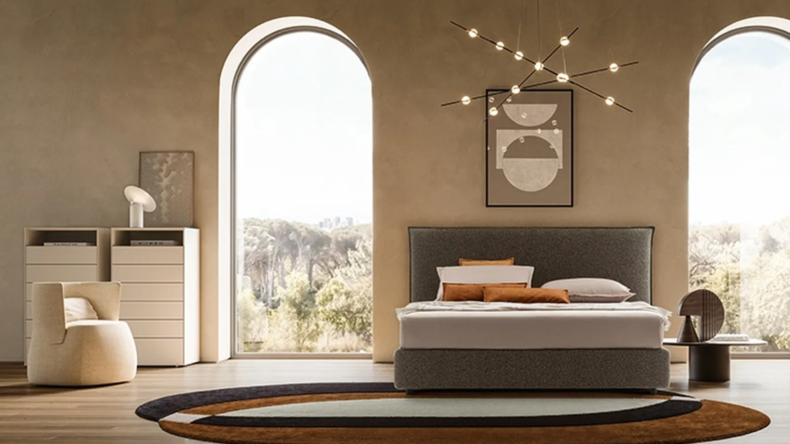 Letto con box contenitore Ventura di Ennerev