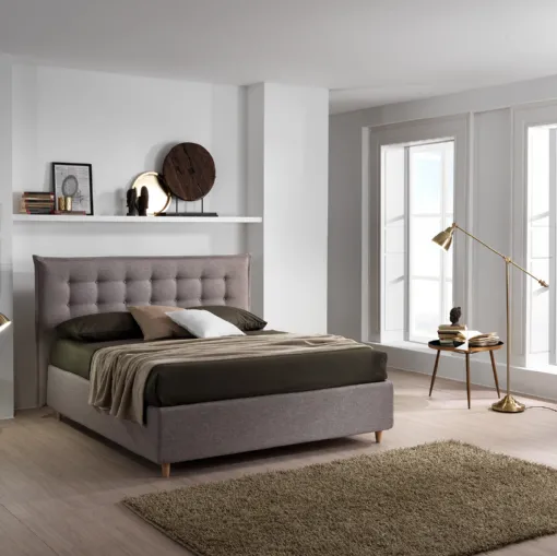Letto Gable con testiera trapuntata di San Lorenzo