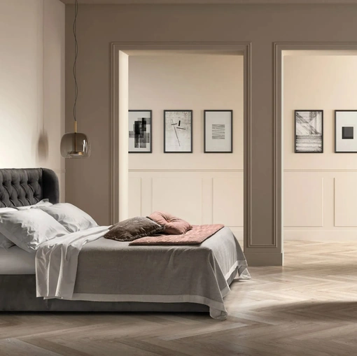Letto con testiera Gem di Bside