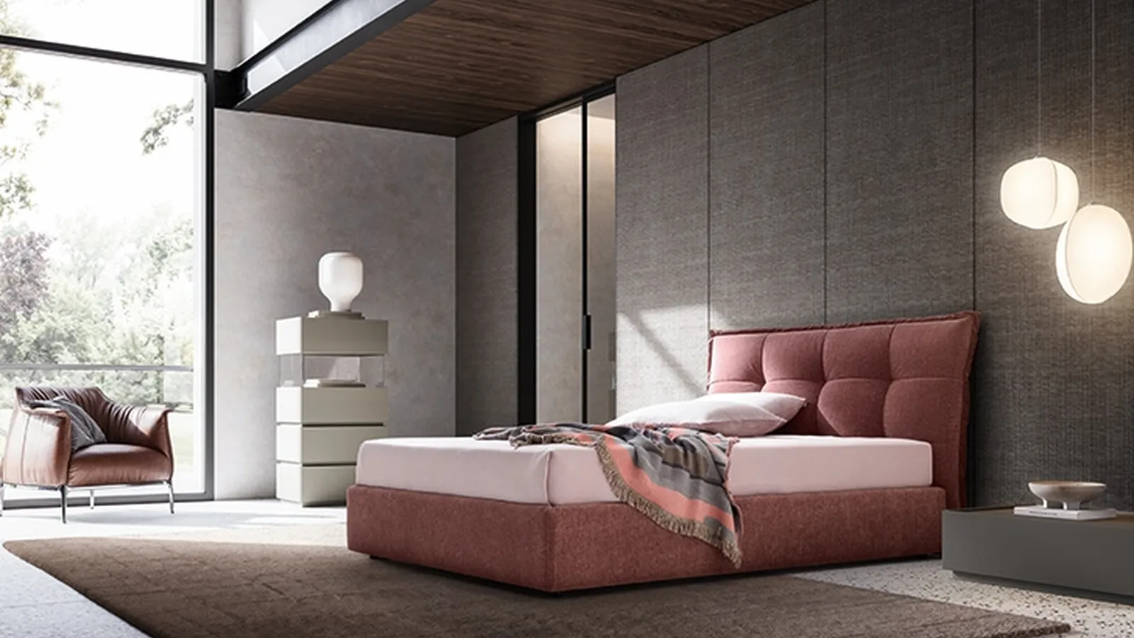 Letto Matrix con box contenitore Ennerev