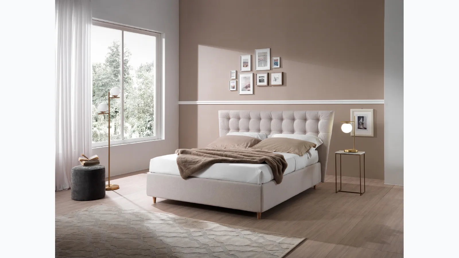 Letto Monroe con box contenitore di San Lorenzo