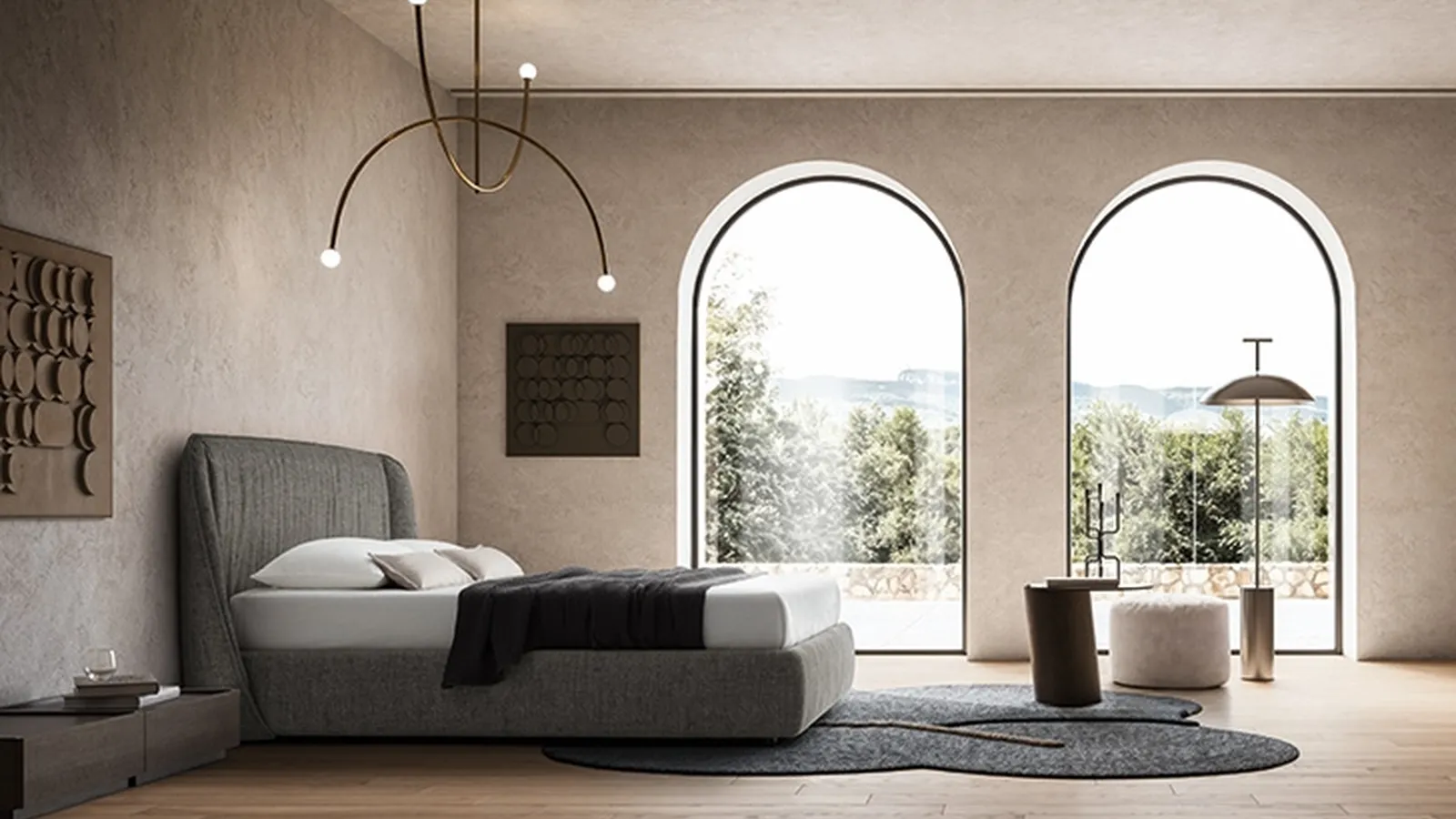 Letto Nest con testiera di Ennerev