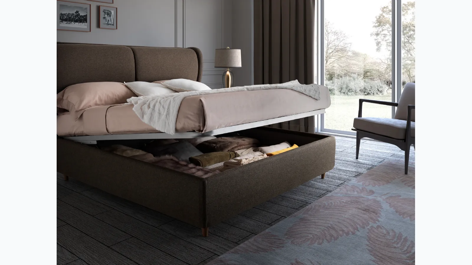 Letto Newman con box contenitore di San Lorenzo
