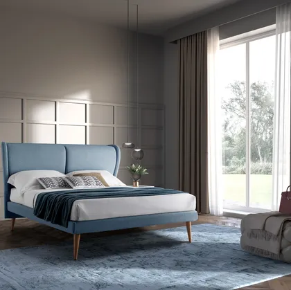 Letto Newman Slim con testiera di San Lorenzo