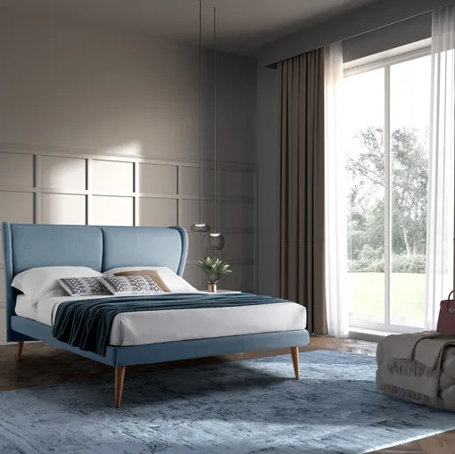 Letto Newman Slim con testiera di San Lorenzo