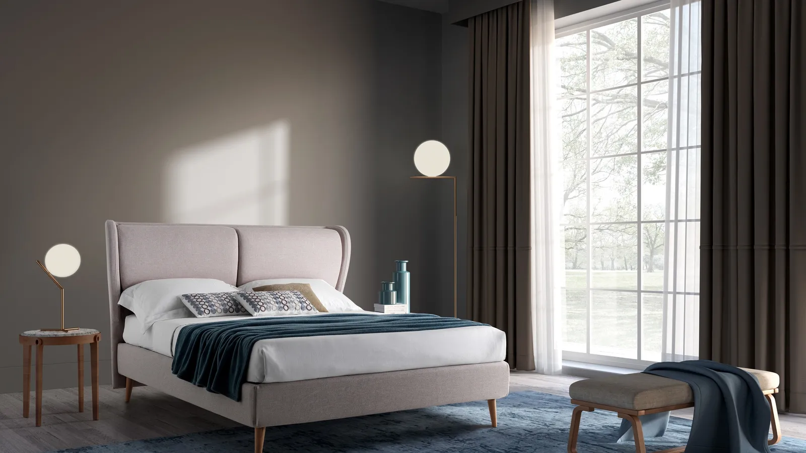 Letto Newman Twenty con box contenitore di San Lorenzo