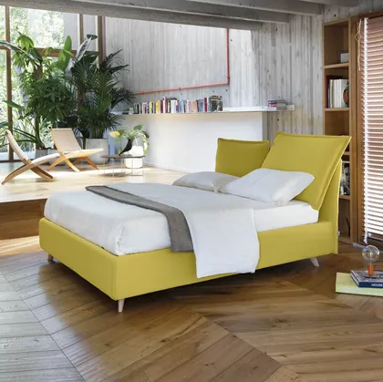 Letto moderno in tessuto imbottito So Pop di Noctis