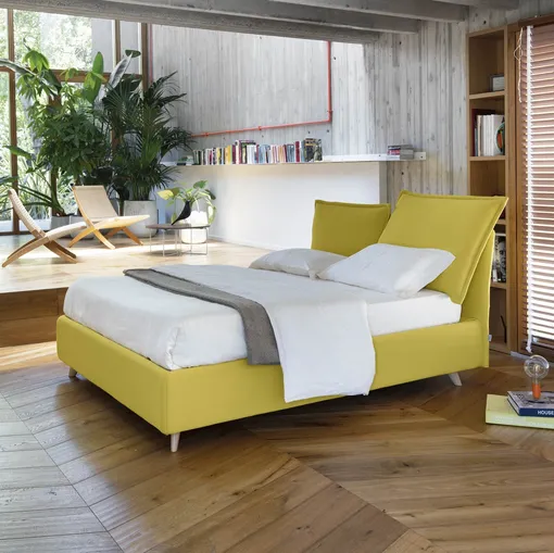 Letto moderno in tessuto imbottito So Pop di Noctis