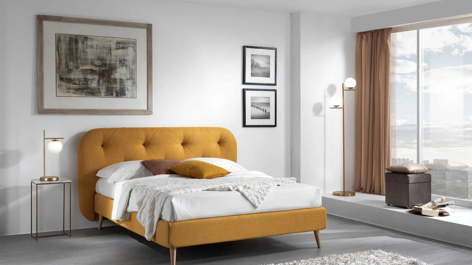 Letto Temple Twenty con box contenitore di San Lorenzo