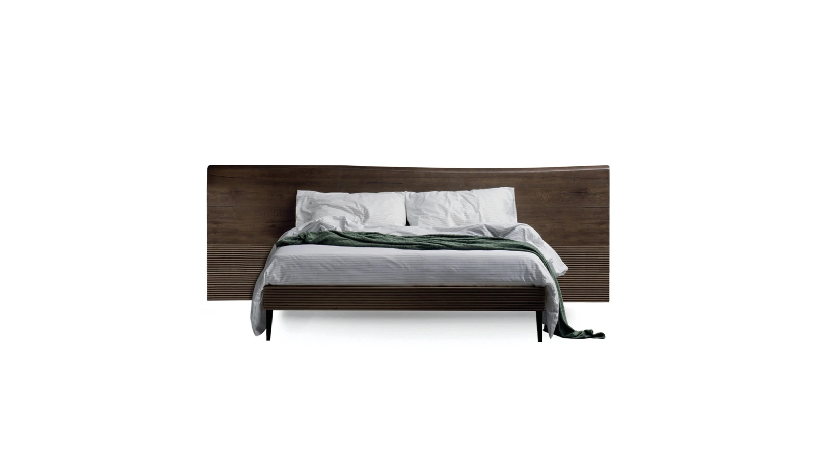 Letto Zen con testiera a terra di Devina Nais