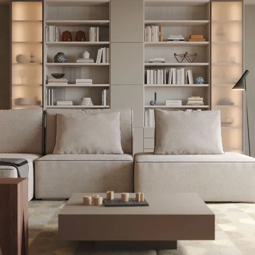 Libreria a muro LV717 di Giessegi