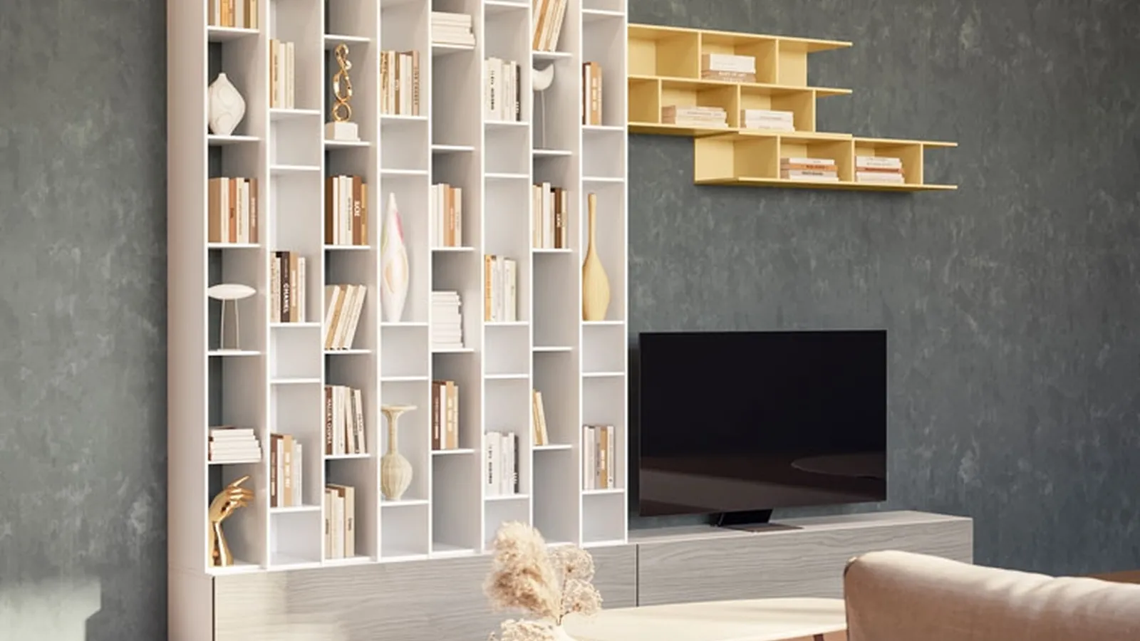 Libreria a muro LV719 di Giessegi